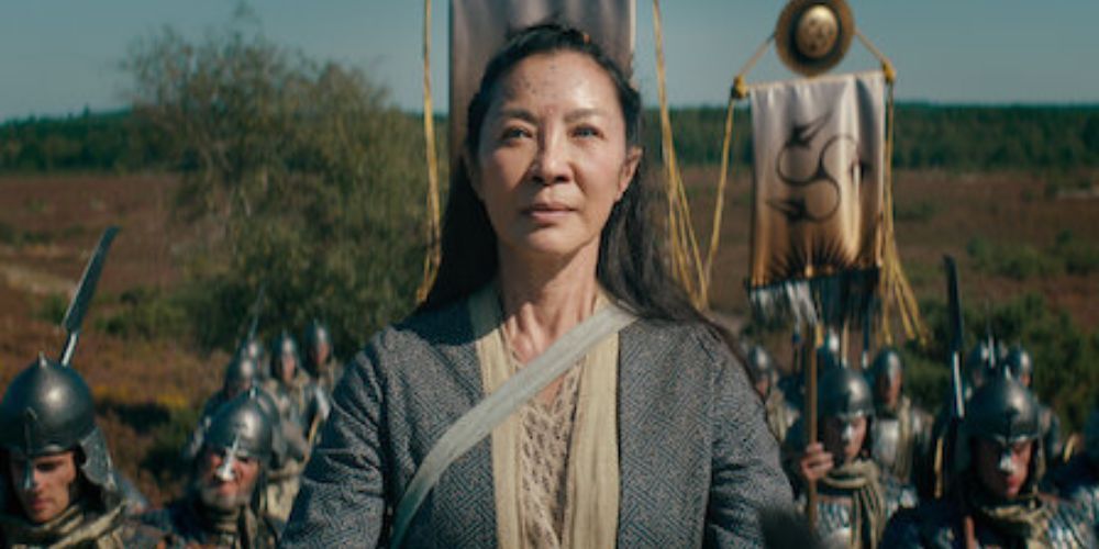 Michelle Yeoh as Scian in The Witcher Blood Origin
