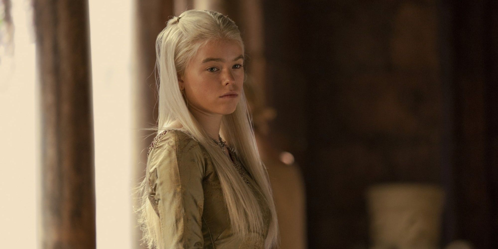 Milly Alcock as Rhaenyra Targaryen in HBO's House of the Dragon 