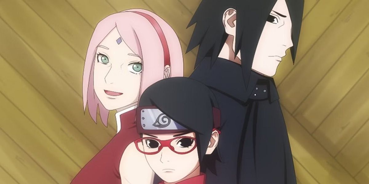 Sasuke, Sakura, and Sarada from Naruto