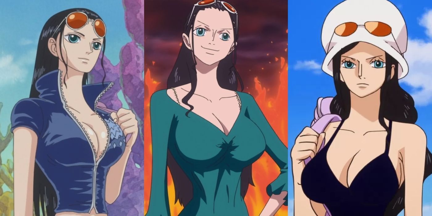 Nico Robin's outfits during the return to Sabaody Arc, Punk Hazard and Dressrosa