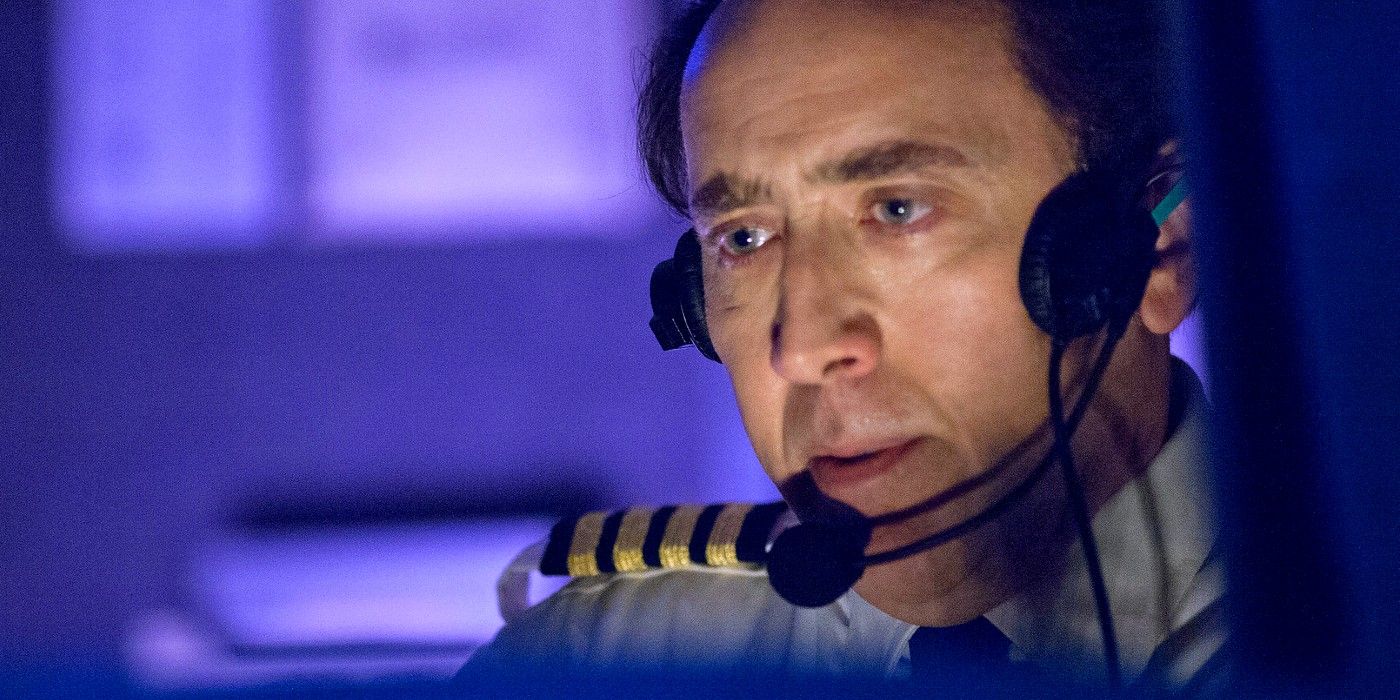 Nicolas Cage as Rayford Steele, a commercial pilot whose wife recently became a Christian