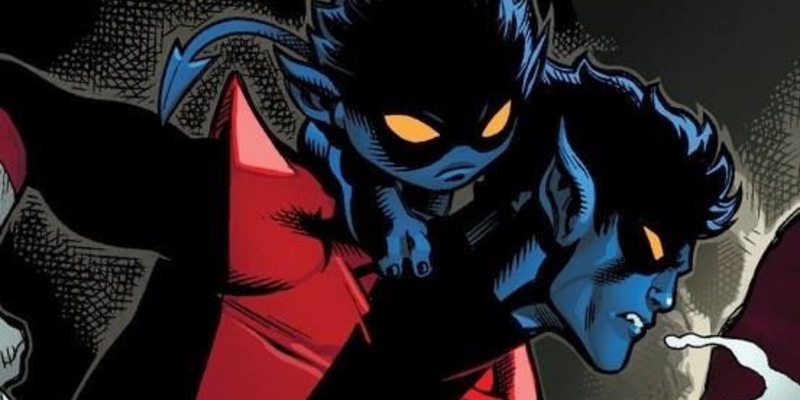 Marvel Comics' Nightcrawler with a Bamf