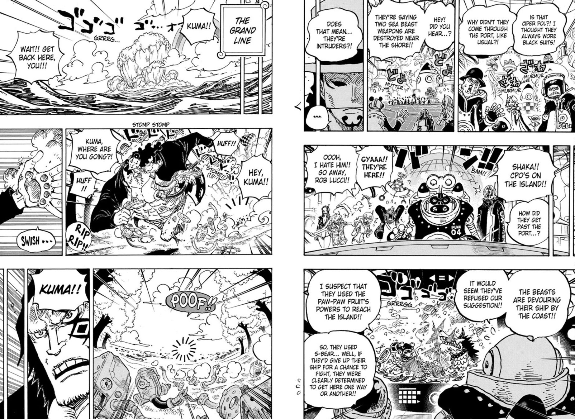 One Piece Capítulo 1068 Páginas 10 e 5