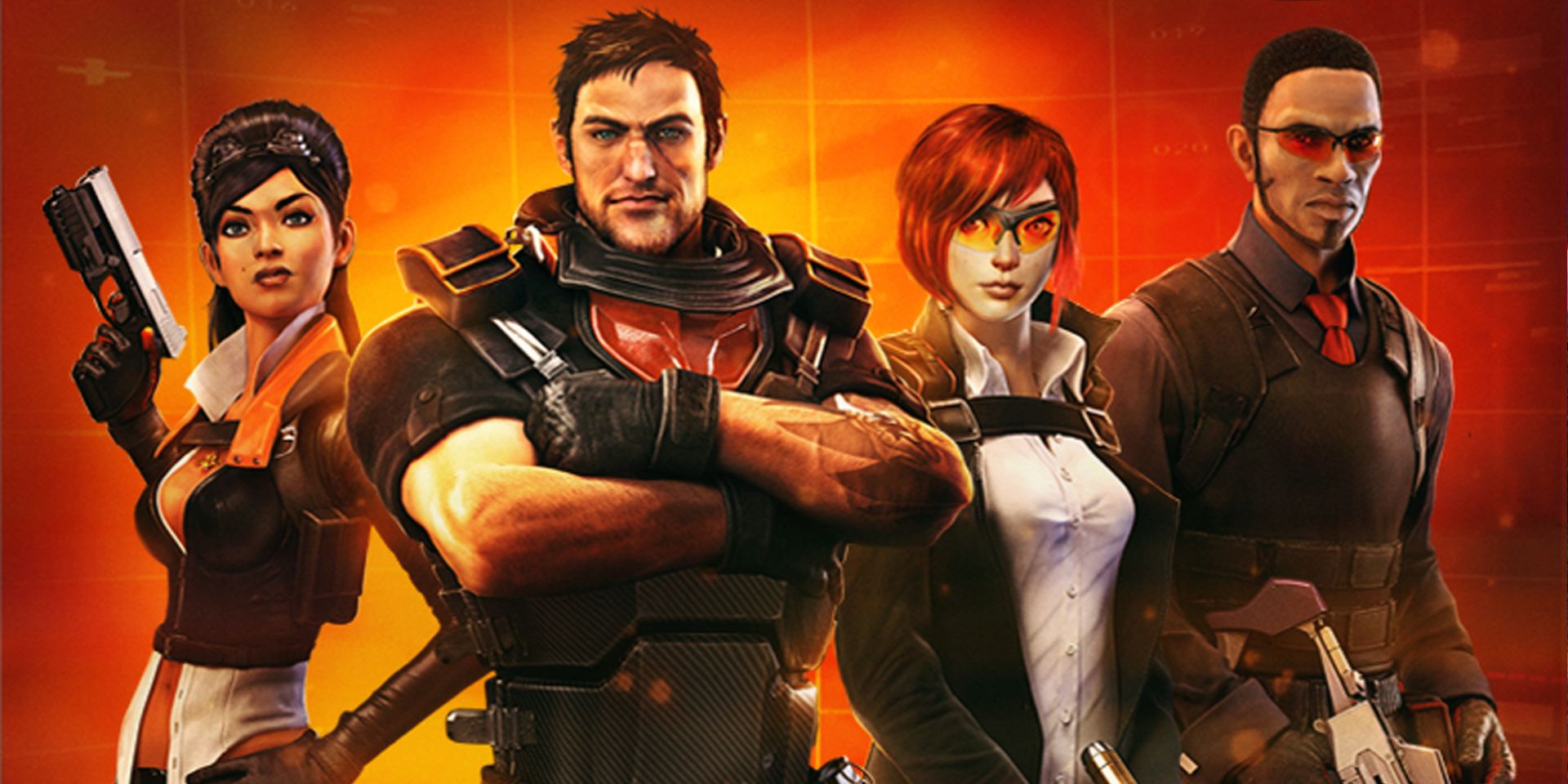The four characters who later later be re-worked for the game Fuse.