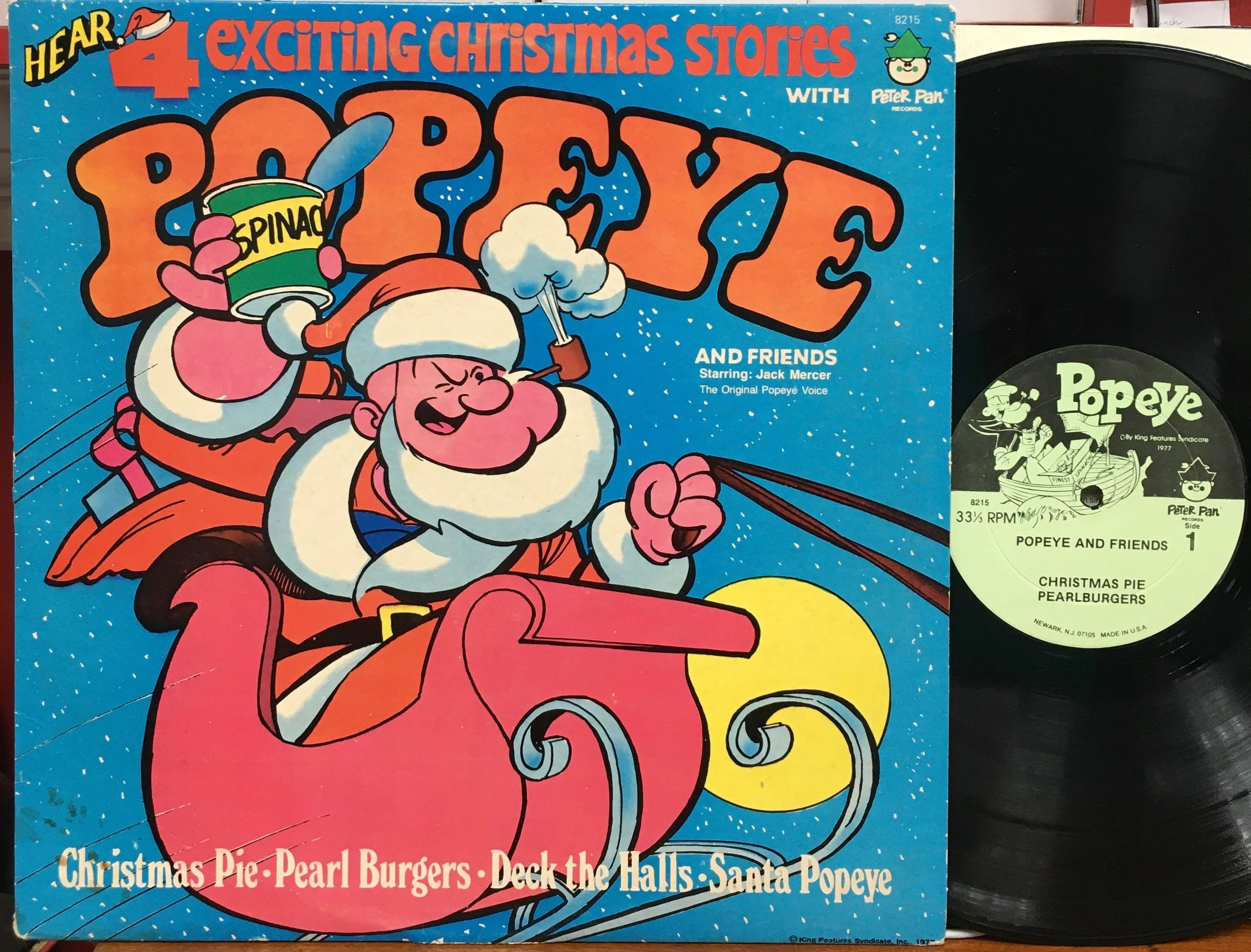 Popeye Celebrated Christmas in Cartoons, Toys, Ads...But Rarely In Comics!