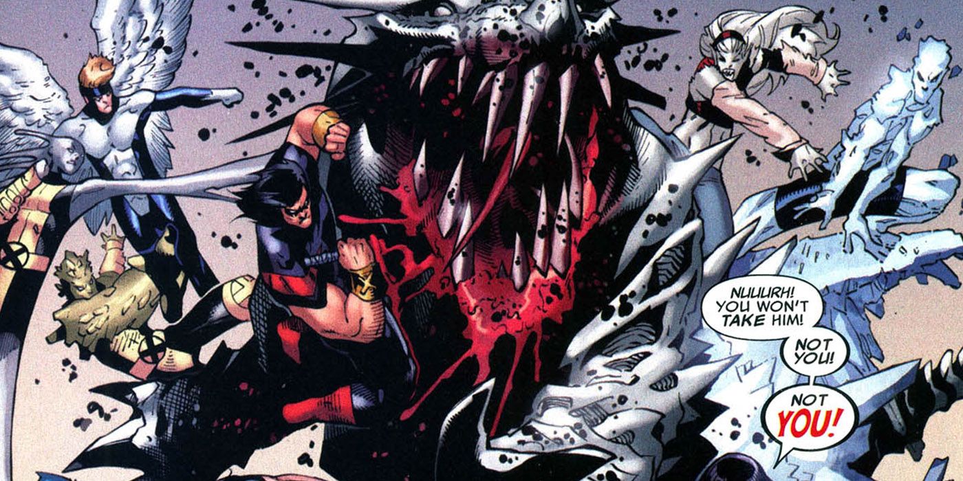 The X-Men battle Predator X
