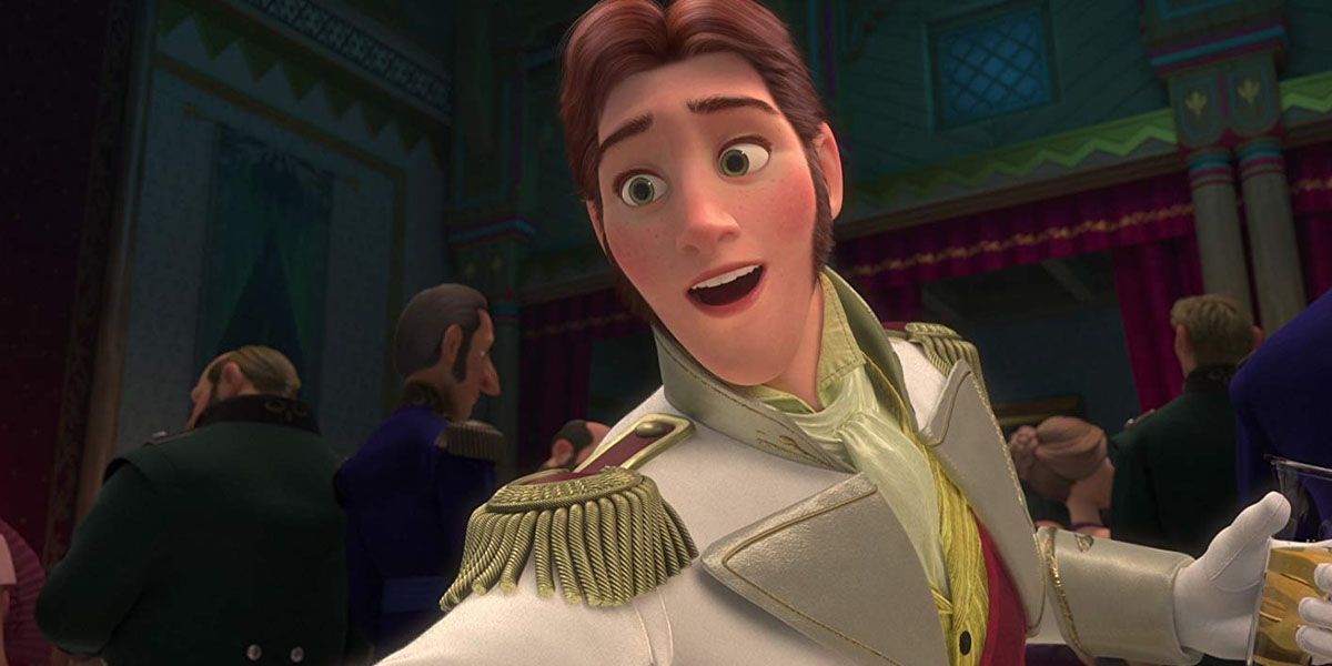 Prince Hans reaching out in Frozen.