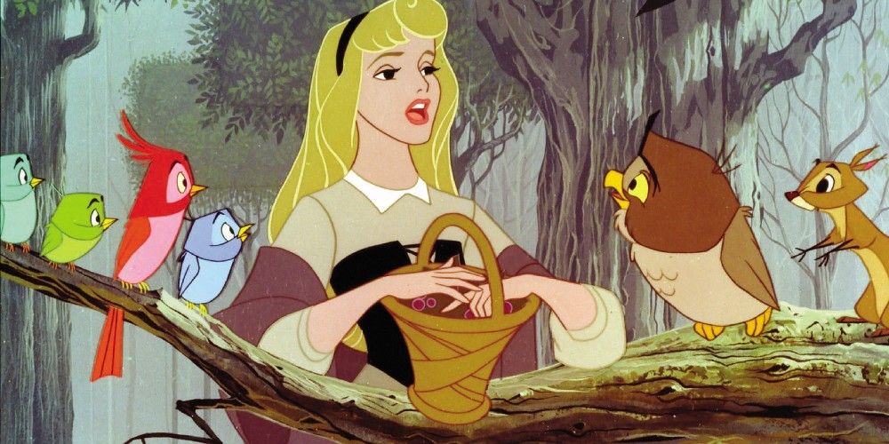 Princes Aurora sings to her friends in Sleeping Beauty (1959)