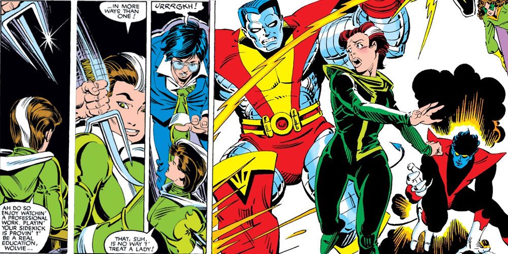 Rogue had a fantastic costume when she joined the X-Men after nearly being chased off.