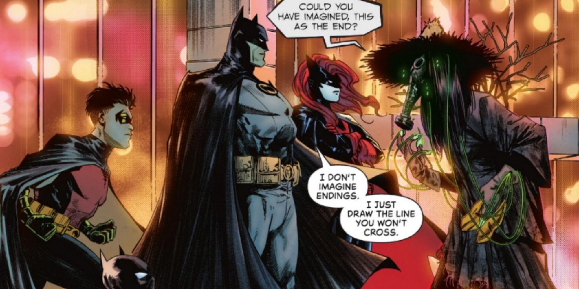 Detective Comics Robin, Batman, and Batwoman Scarecrow #1057