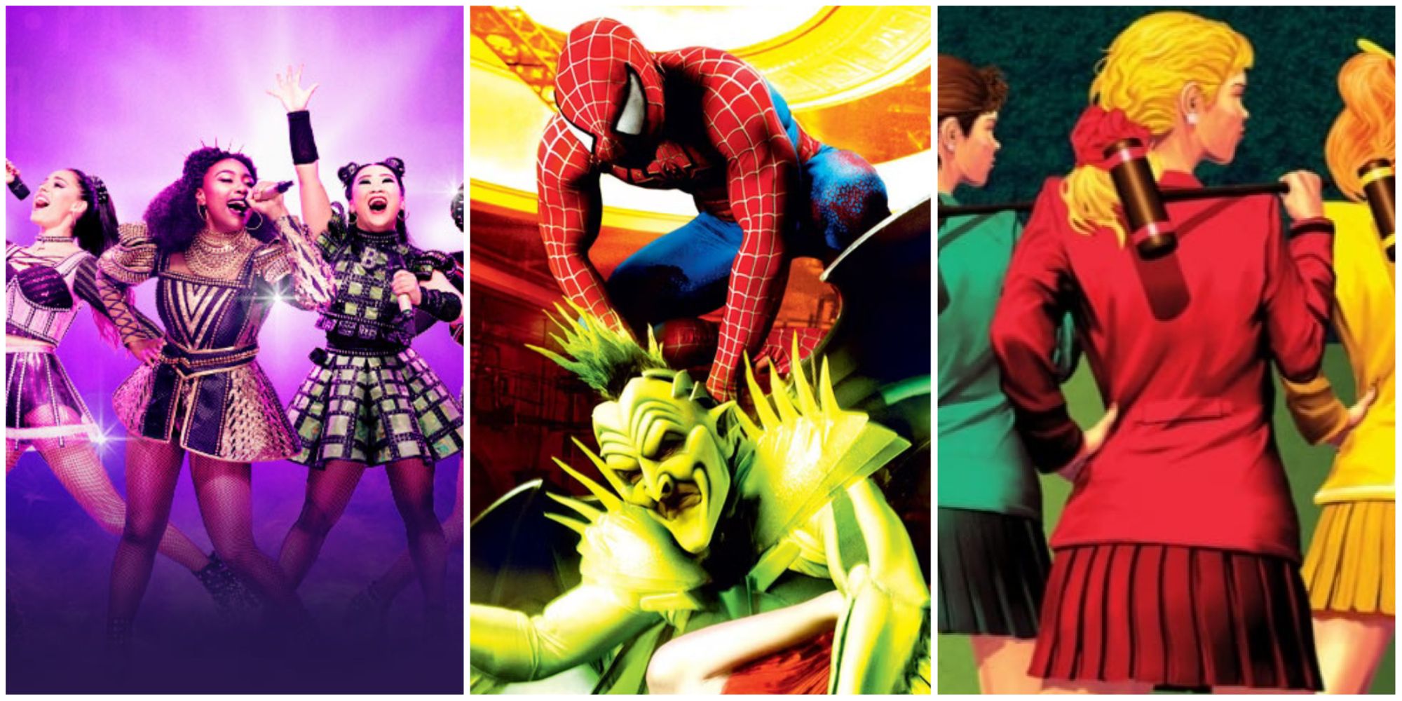 SIX the Musical Spider-Man Turn Off The Dark and Heathers The Musical-1