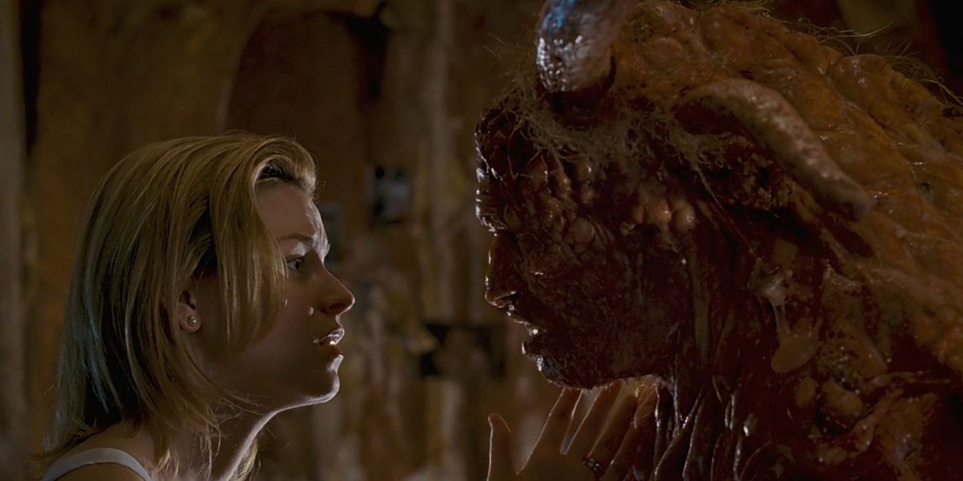 The alien parasite (and possessive husband) in James Gunn's Slither