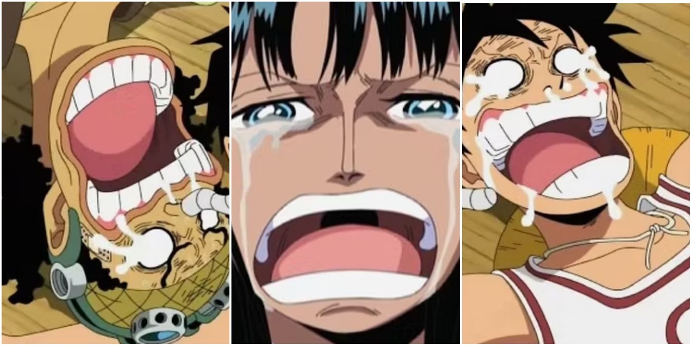 Nami Cries And Asks Luffy For Help