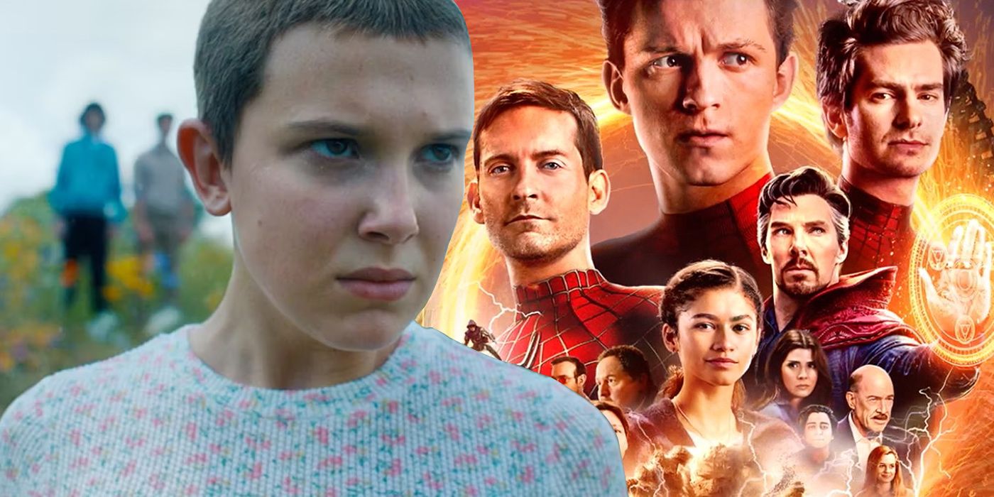 Eleven observes her surroundings and the Spider-Men of the multiverse unite