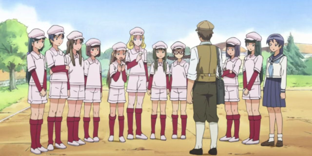 A picture from Taisho Baseball Girls.