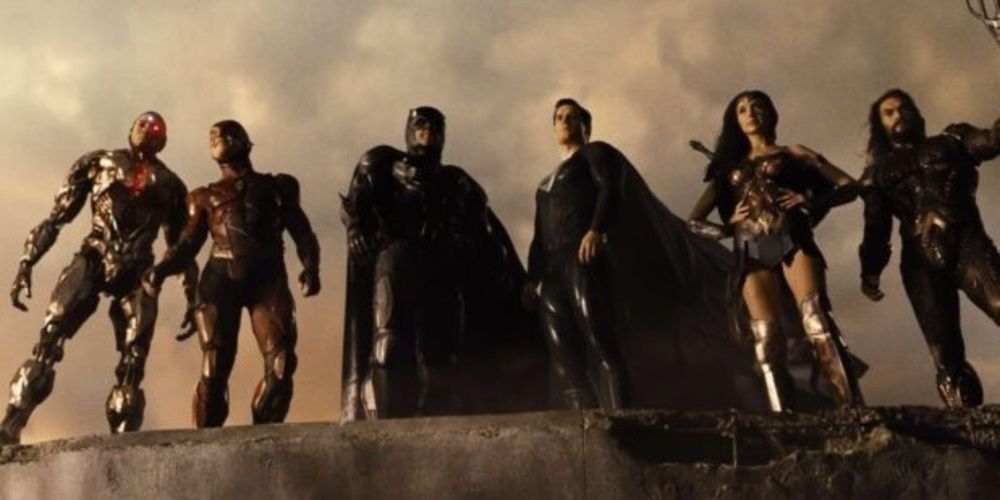 The Justice League standing together in Zack Snyder's Justice League  