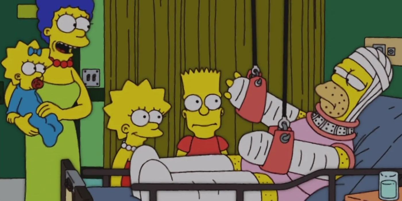 The Simpsons Homer Coma