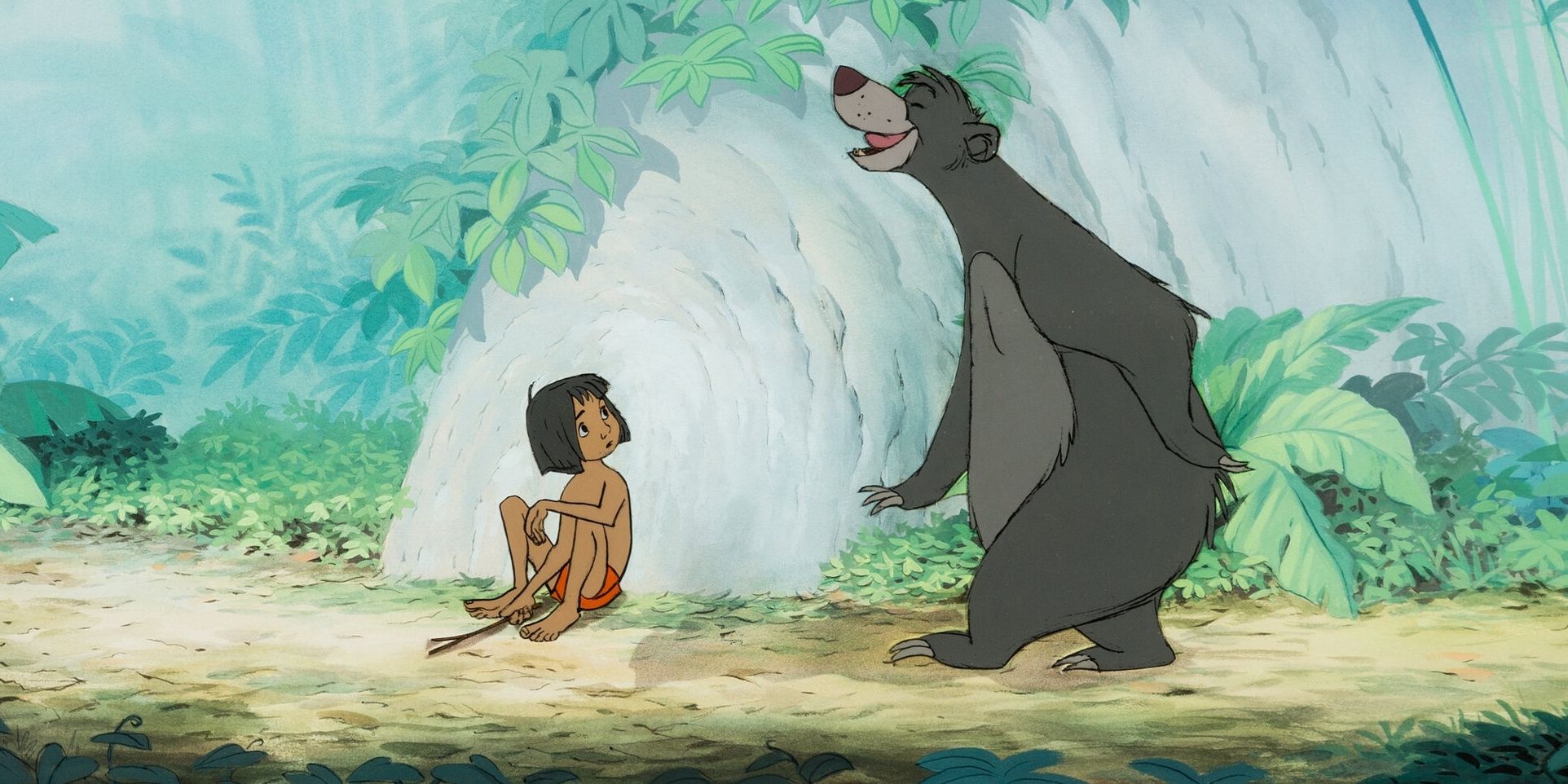 Mowgli and Baloo from The Jungle Book.