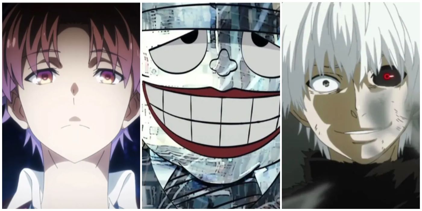 Morally Grey Anime Main Characters CBR Classroom of the Elite The Laughing Salesman Tokyo Ghoul