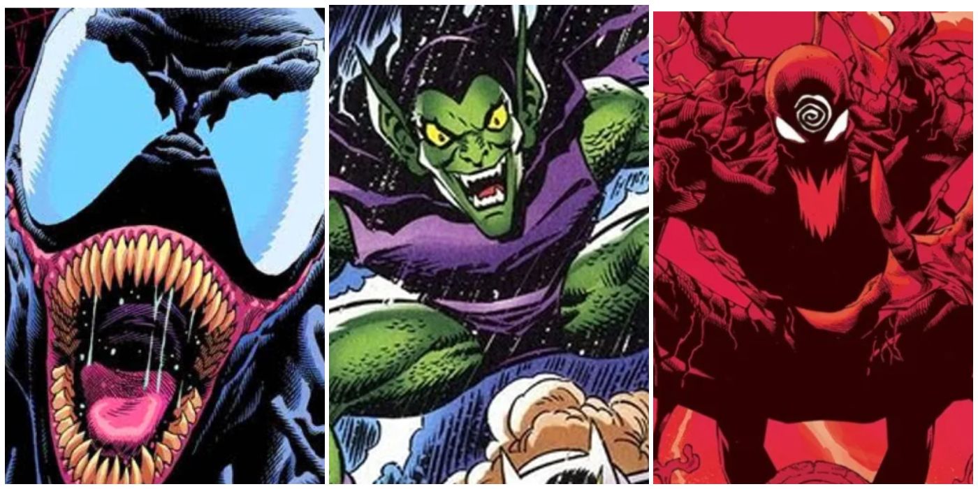 Most Popular Spider-Man Villains CBR Venom Green Goblin Carnage