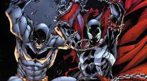 Bret Booth variant cover for Batman/Spawn.