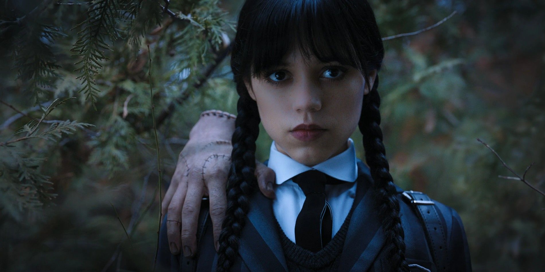 Netflix's Wednesday Addams and Thing