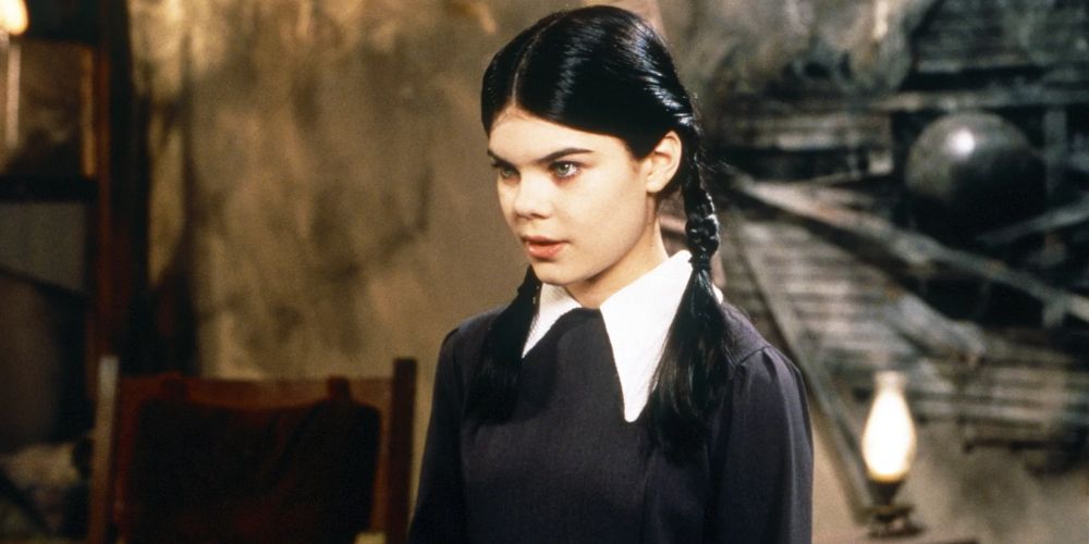 Wednesday Addams played by Nicole Fugere in the Addams Family Reunion movie