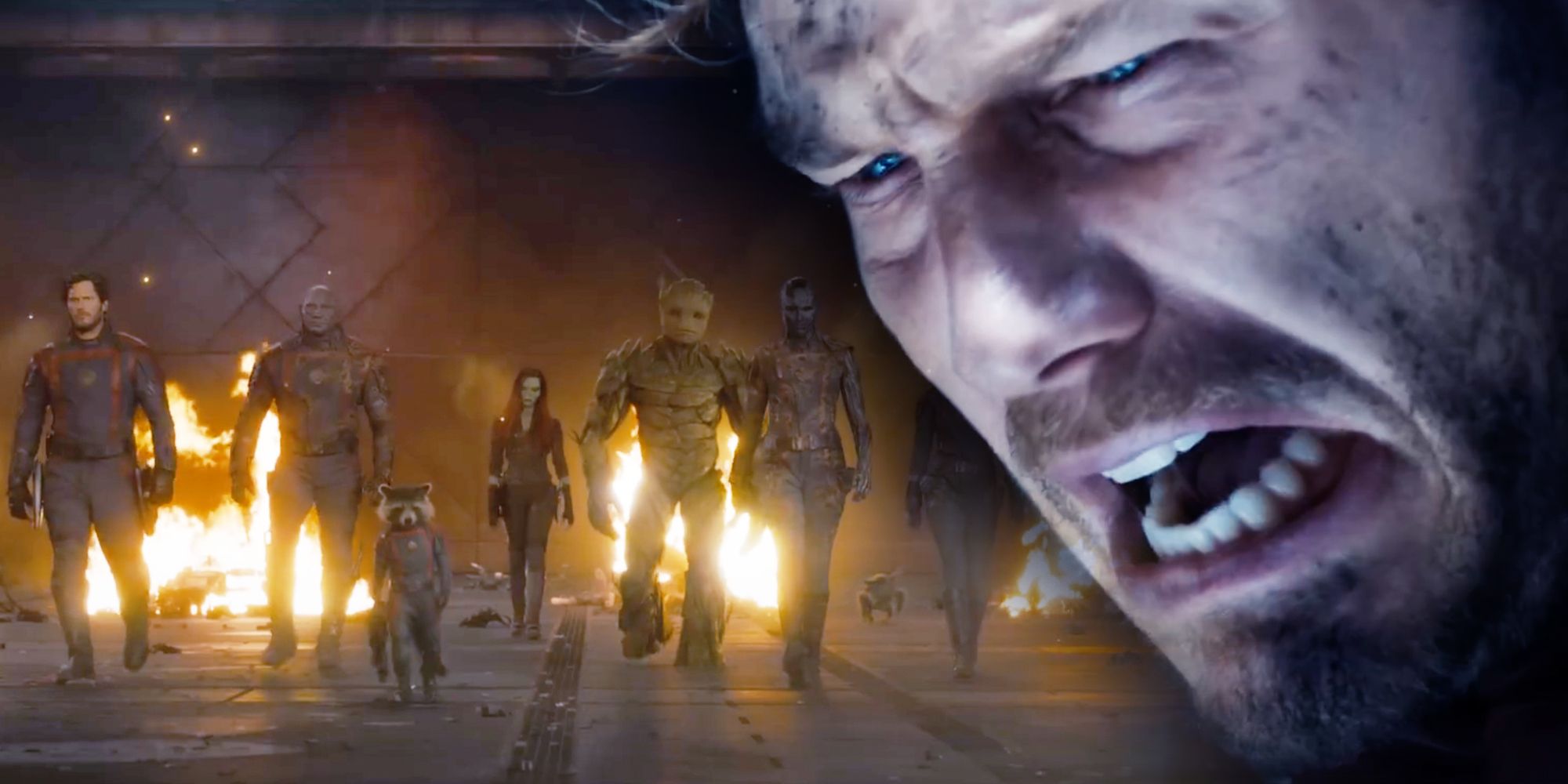Why Drax Is Most Likely To Die in Guardians of the Galaxy Vol.-3 feature image with Peter Quill crying over the Guardians