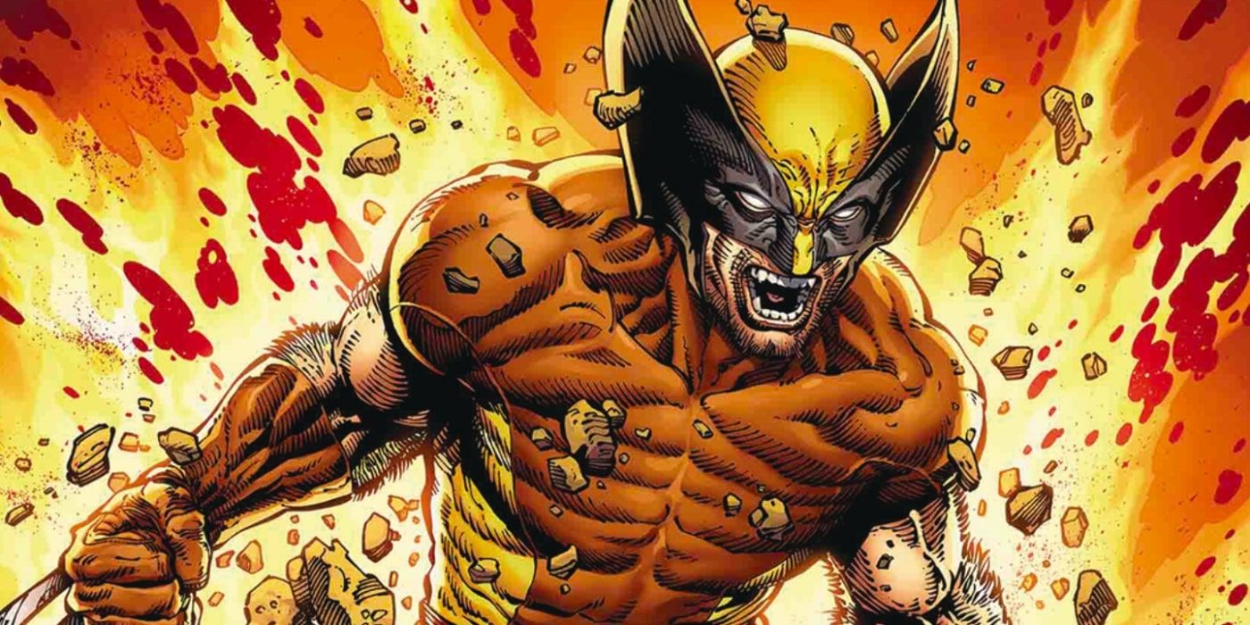 Wolverine snarling in Marvel Comics