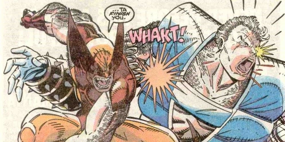 Wolverine versus Cable New Mutants 93