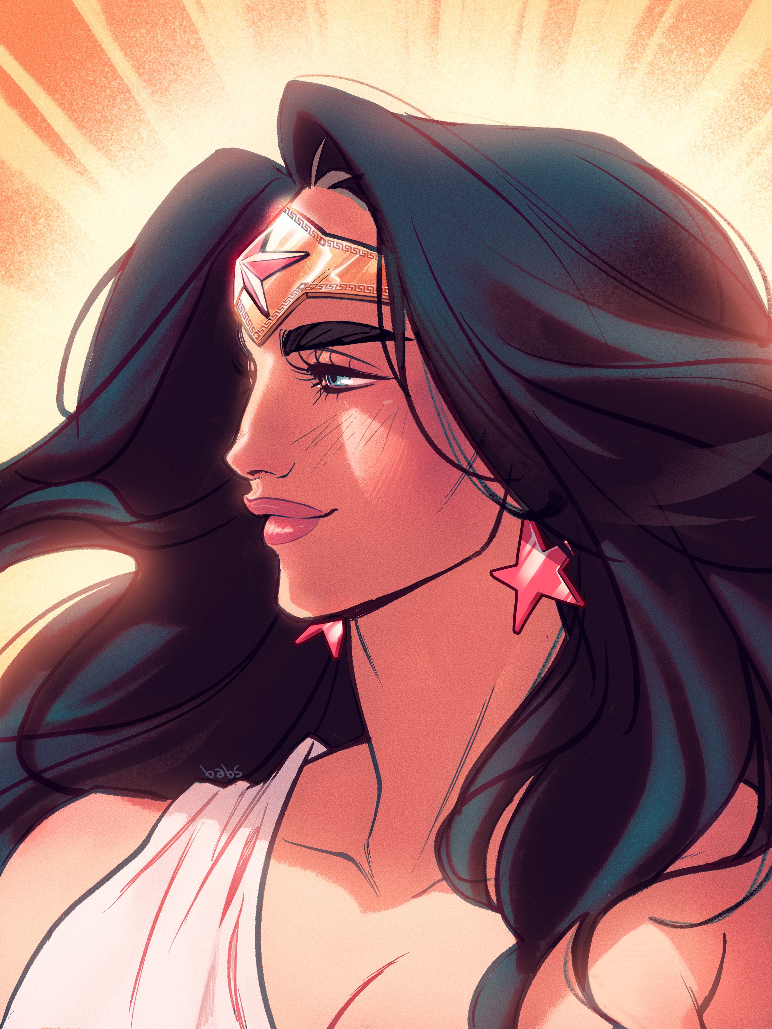 Wonder Woman 797 Variant cover by BABS TARR