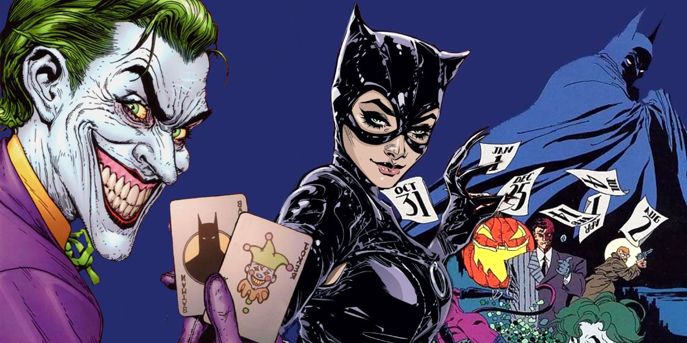 An image depicting The Joker, Catwoman, and Batman.