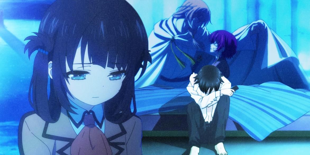 ArtStation - Sad heartbroken Anime Girl in rain - Manga Style