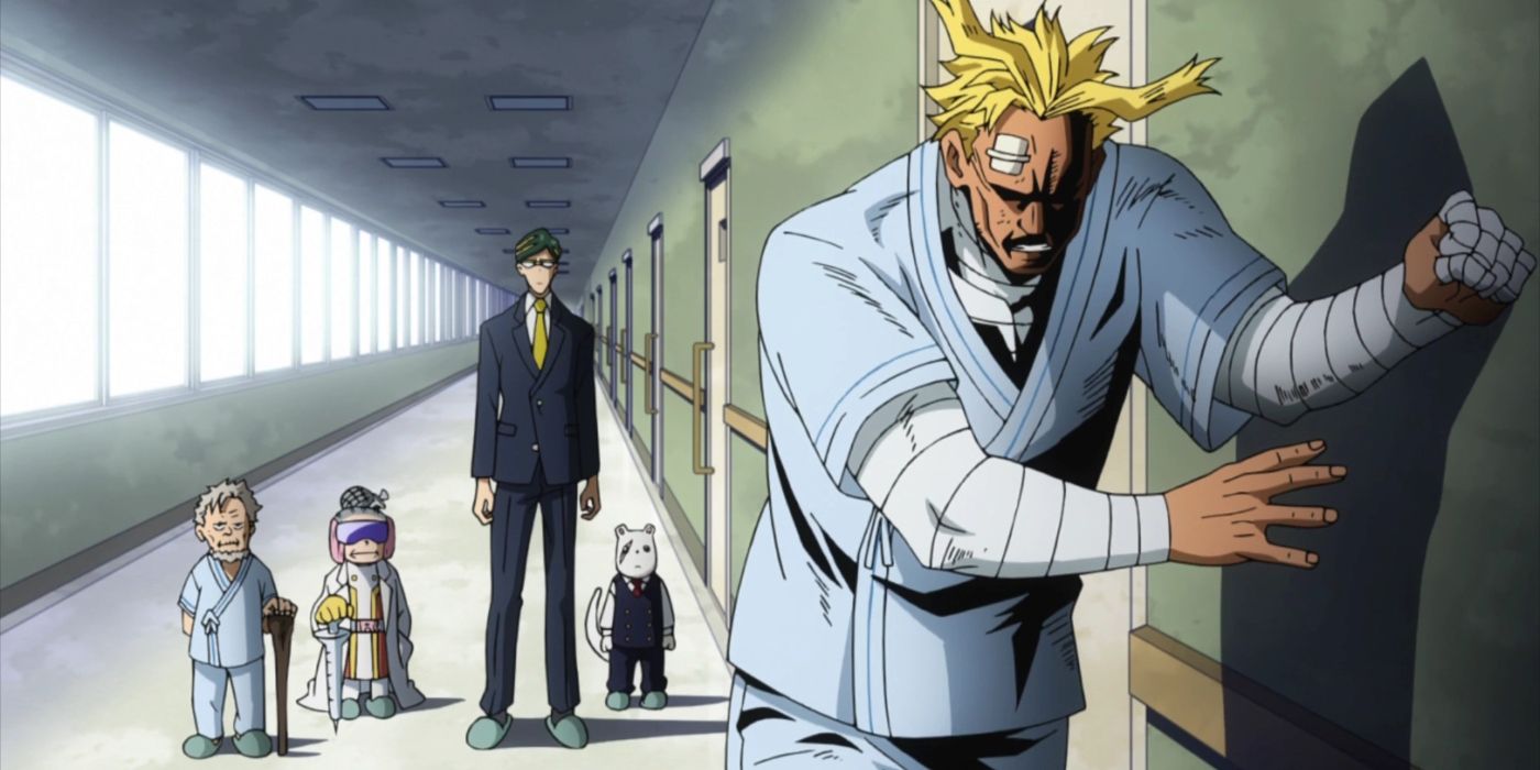 All Might and Sir Nighteye break up their partnership in My Hero Academia anime