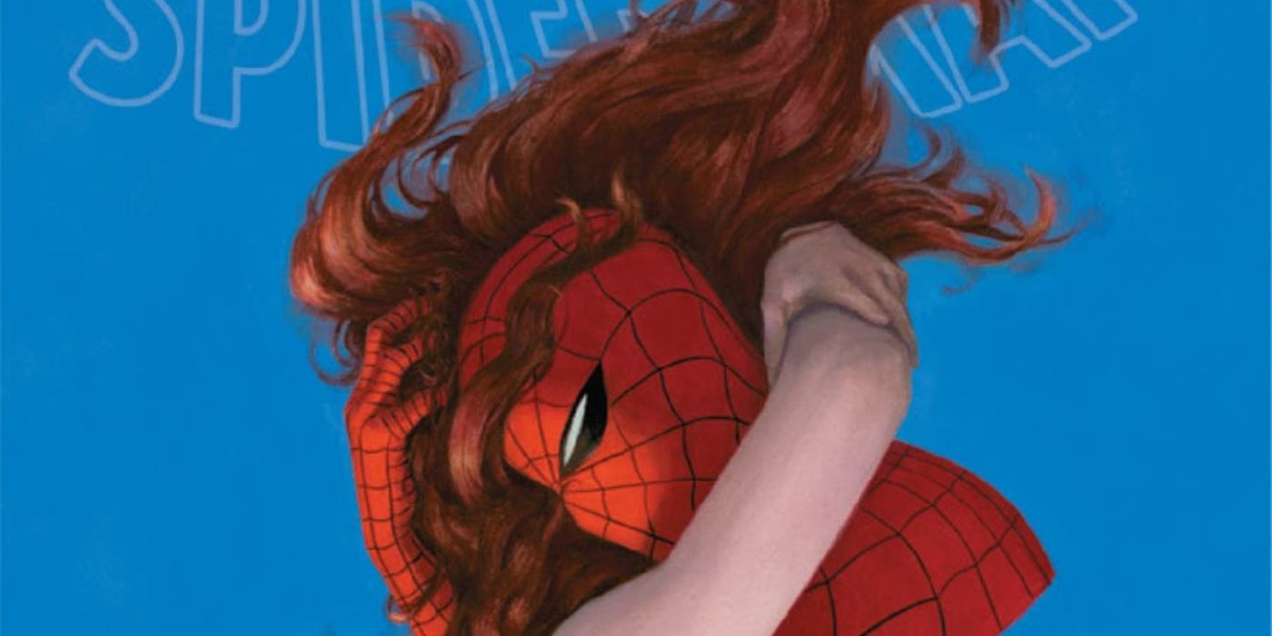 amazing spider-man hugging MJ in One Moment in Time