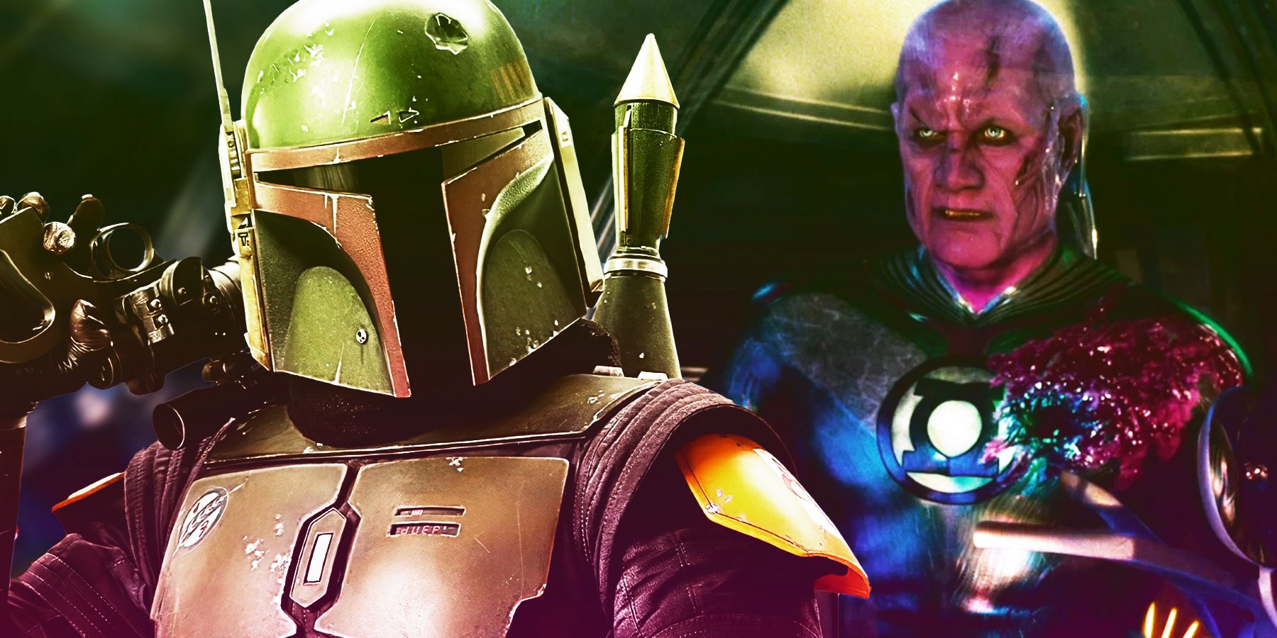Boba Fett from Star Wars and Abin Sur from Green Lantern