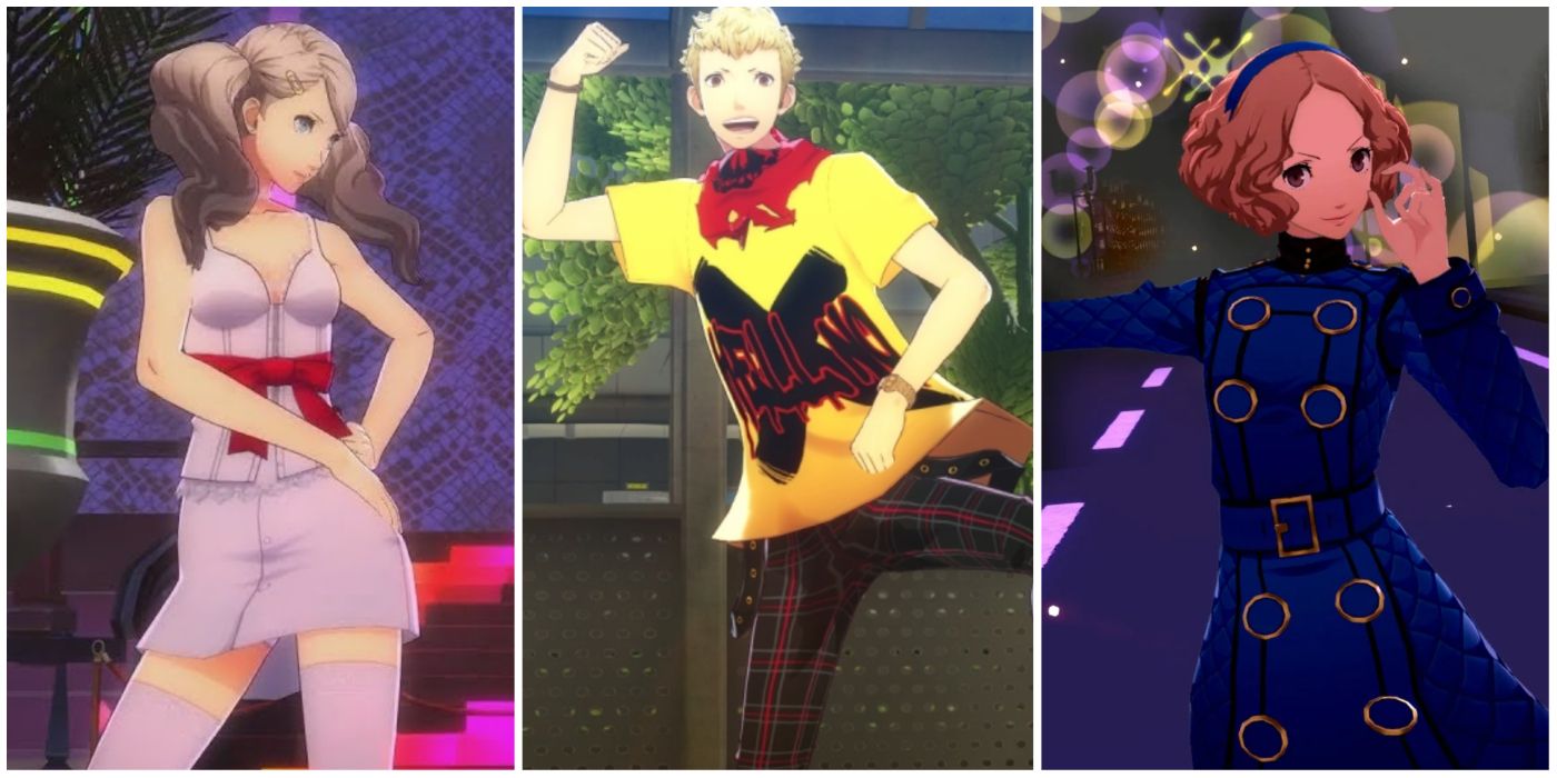 Ann, Ryuji and Haru in costumes from Persona 5 Royal