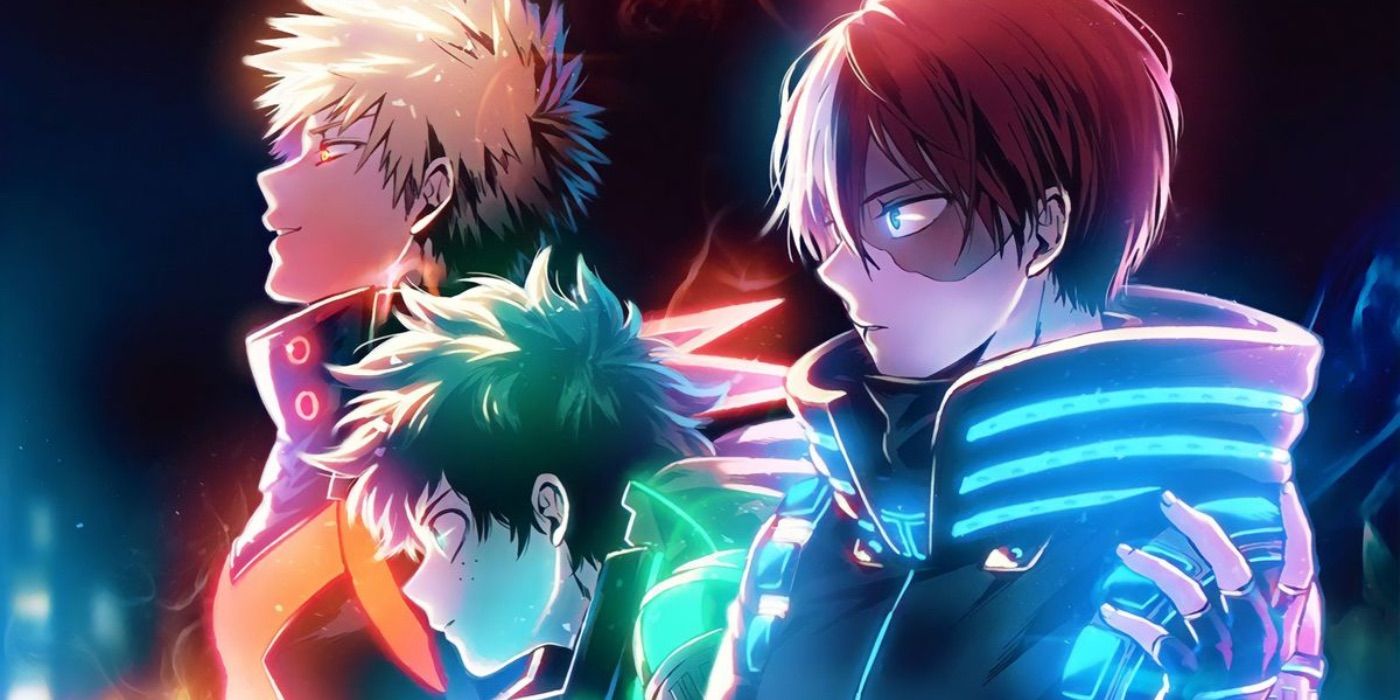 Bakugo, Midoriya, Todoroki de Displate por Bee Graphics