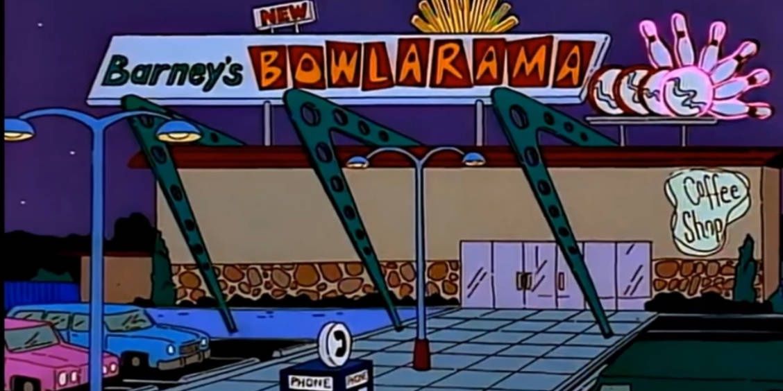 Barney's Bowl-A-Rama from The Simpsons