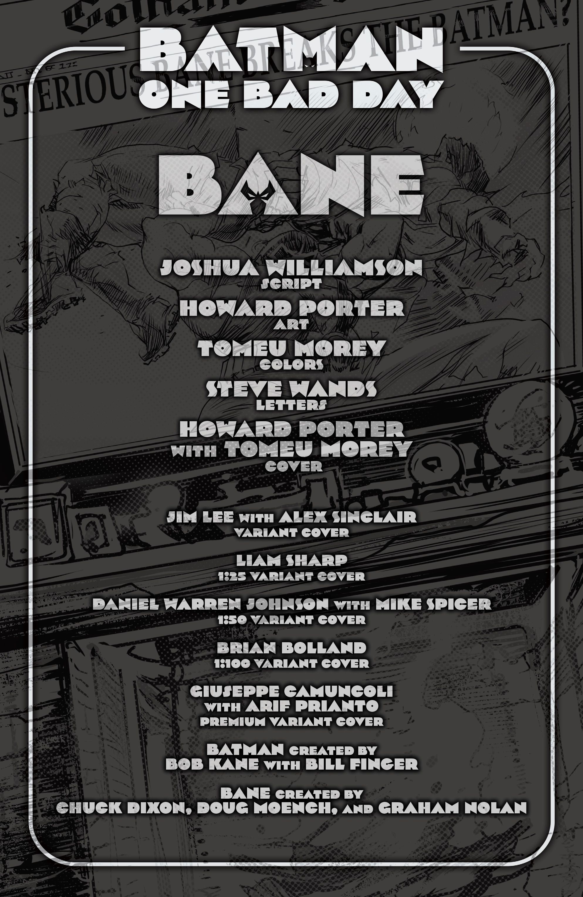 Old Man Bane Is a Massive Professional Wrestler in One Bad Day