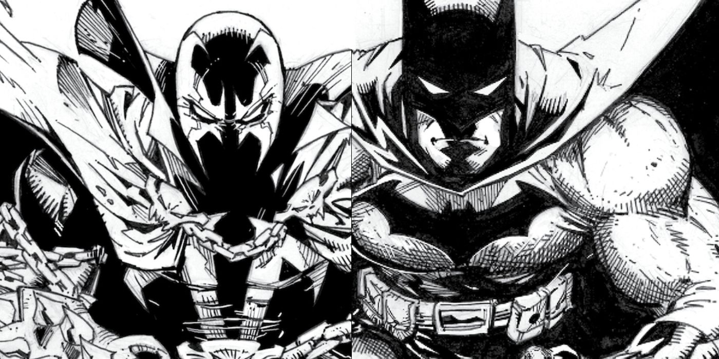 Batman/Spawn Scores a Special Unlettered, Uncolored Unplugged Re-release