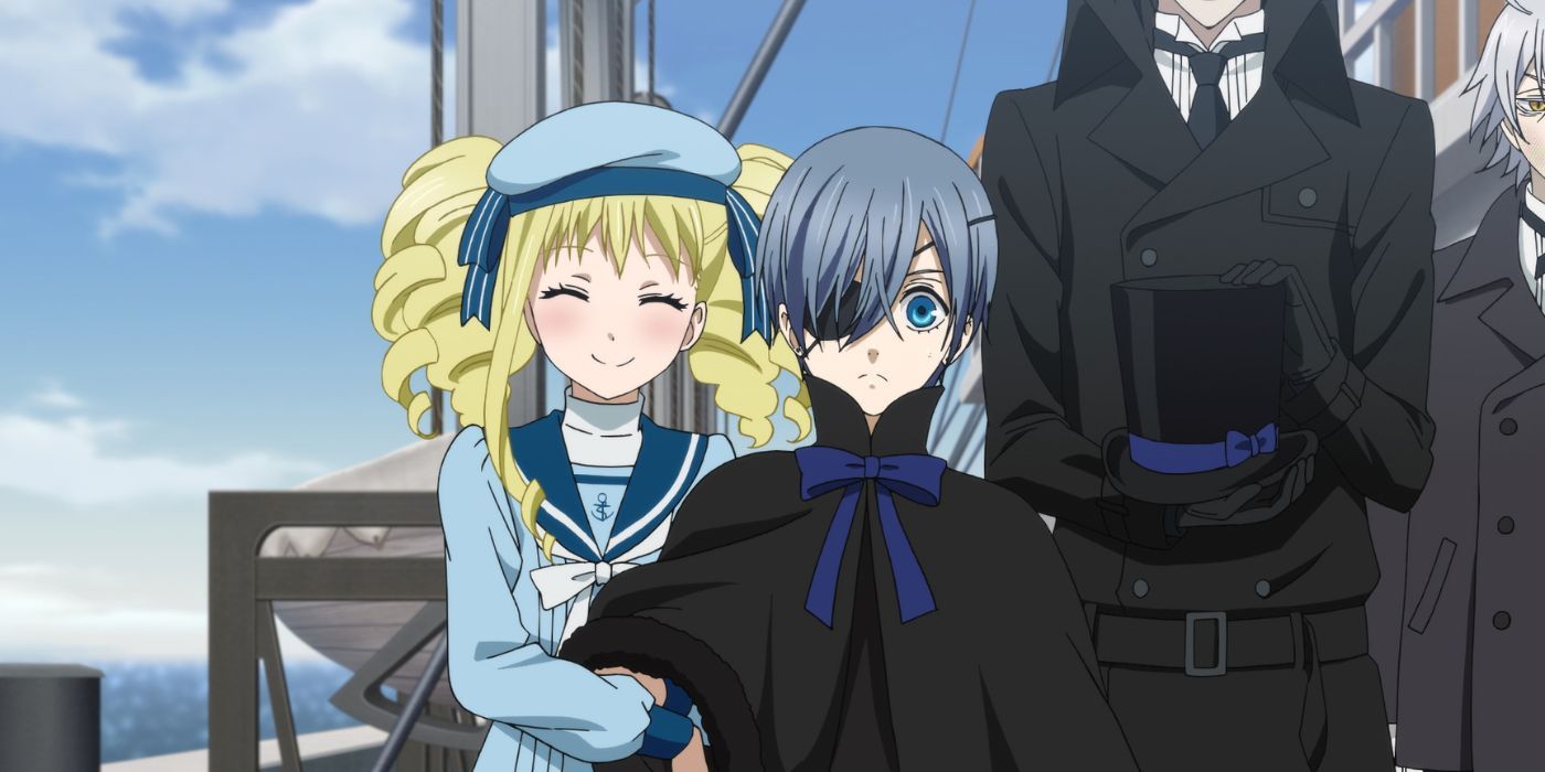 black butler book of the atlantic lizzie and ciel
