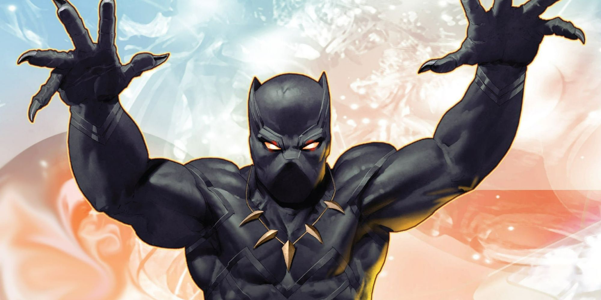 Marvel Comics' Black Panther, claws extended