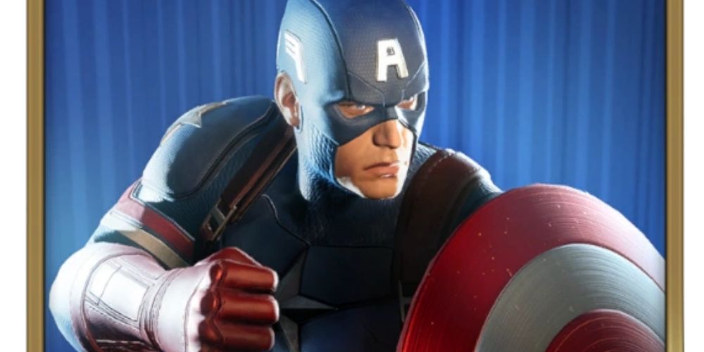 Captain America Dig In Plus card art from Midnight Suns