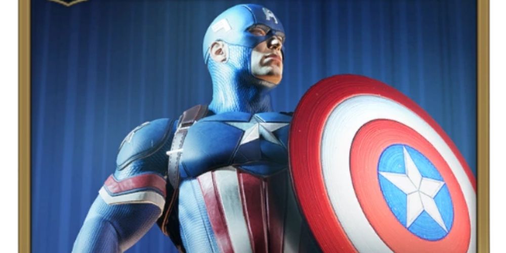 Captain America The Best Defense card art from Midnight Suns