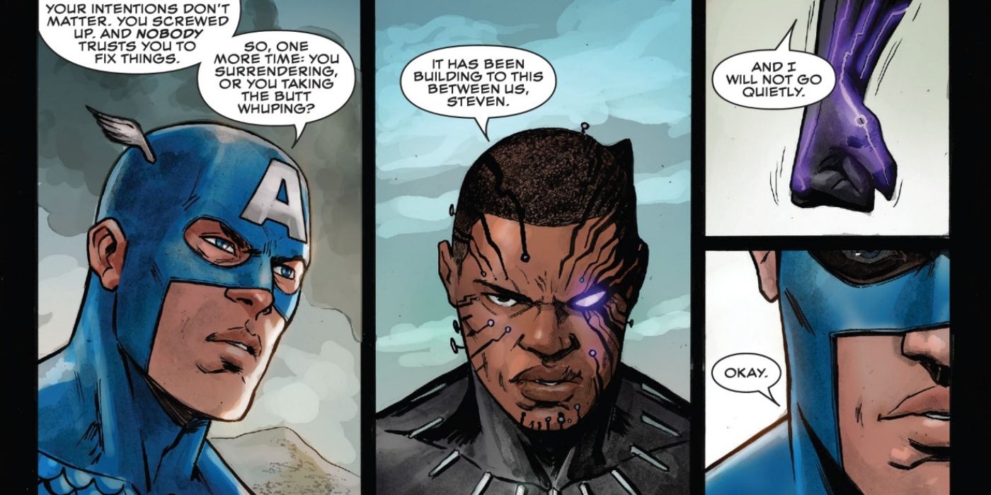Captain America vs Black Panther