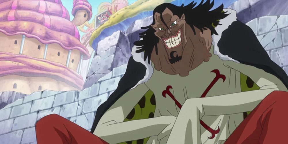 Caribou hatches a scheme during Fishman Island in One Piece