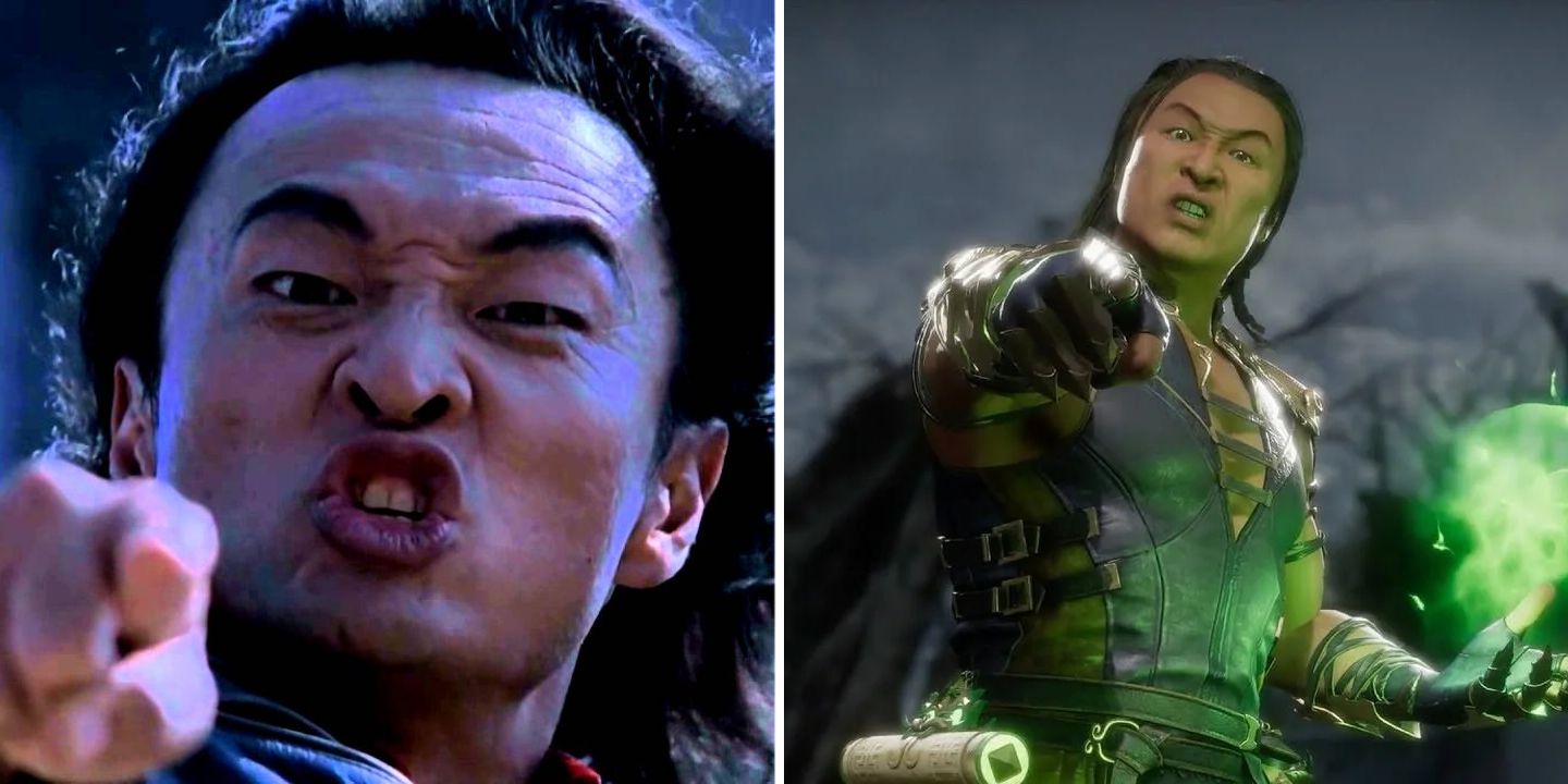 Cary-Hiroyuki Tagawa declaring that souls are his as Shang-Tsung in the 1995 Mortal Kombat movie and in Mortal Kombat 11