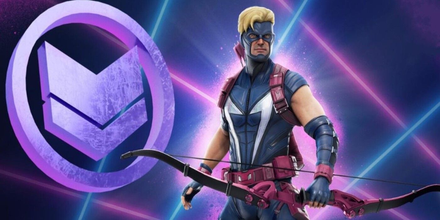 Hawkeye in his 90's Glory outfit from Marvel's Avengers