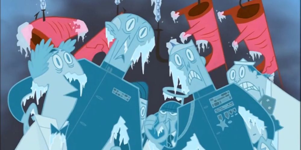 Scientists get frozen in the flash freezer in Clone High series finale